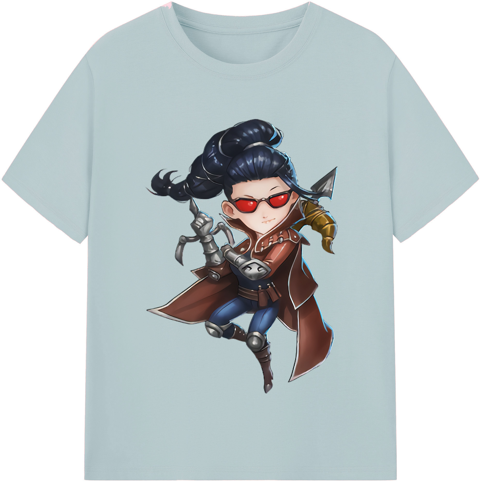 リーグ・オブ・レジェンド League of Legends LOL 綿100％半袖Tシャツ（フロントプリント）